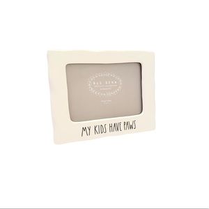 Rae Dunn “My kids have paws” Photo Frame